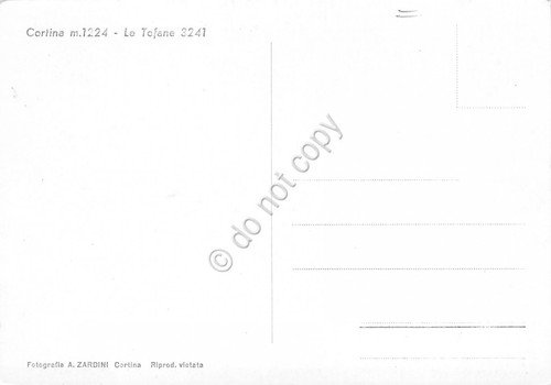 Cartolina Cortina Le Tofane panorama (Belluno) | Immagine Gallery 2