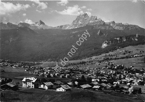 Cartolina Cortina Panorama Becco di Mezzodì Croda da Lago 1953 … | Immagine principale