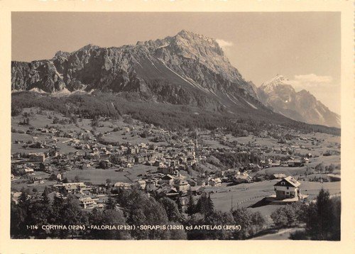 Cartolina Cortina panorama Faloria Sorapis Antelao (Belluno) | Immagine principale