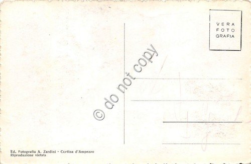 Cartolina Cortina panorama Monte Sorapis (Bolzano) | Immagine Gallery 2