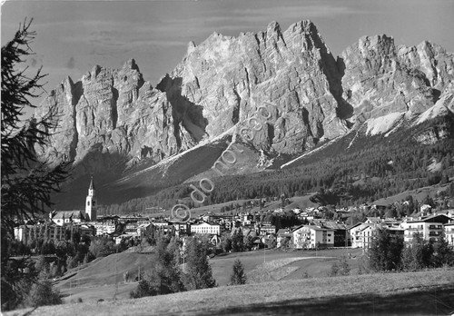 Cartolina Cortina panorama Pomagagnon 1960 Foto Ghedina (Belluno) | Immagine principale