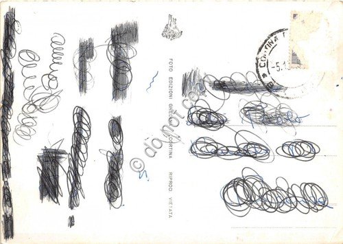 Cartolina Cortina Villa Blu 1959 (Belluno)