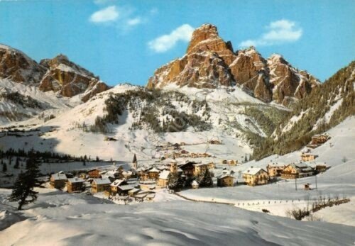 Cartolina Corvara panorama 1967 (Bolzano)