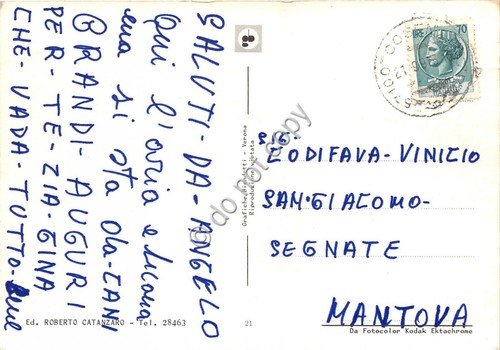 Cartolina Cosenza saluti da vedutine (Altre tematiche)