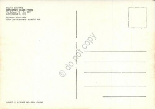 Cartolina Costigliole S. Ristorante Gambe Freide