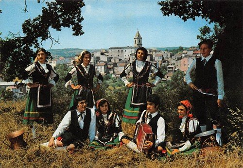 Cartolina Costumi del Molise San Giovanni in Galdo
