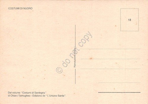 Cartolina Costumi Tradizionali Sardi Tempio Nuoro donne in gruppo | Immagine Gallery 2