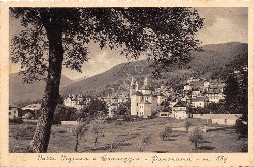 Cartolina Craveggia - Val Vigezzo - Panorama - 1948 (Verbania)
