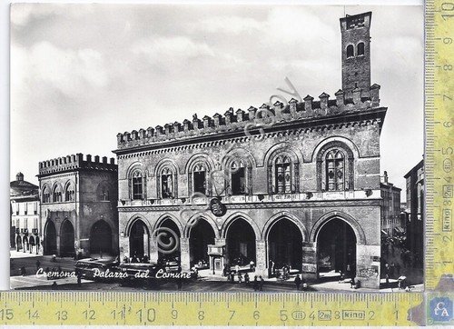 Cartolina Cremona - Palazzo del Comune - 1962 | Immagine principale