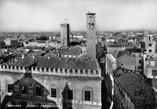 Cartolina Cremona panorama dei tetti | Immagine principale