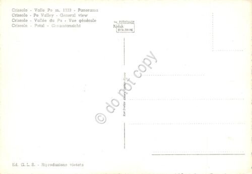 Cartolina Crissolo Valle Po Panorama (Cuneo)
