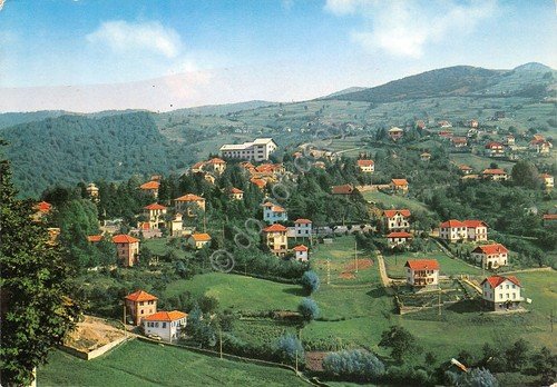 Cartolina Crocefieschi panorama 1969