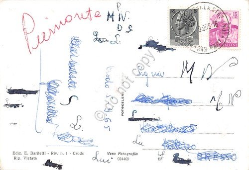 Cartolina Crodo Chiesa parrocchiale 1965 | Immagine Gallery 2