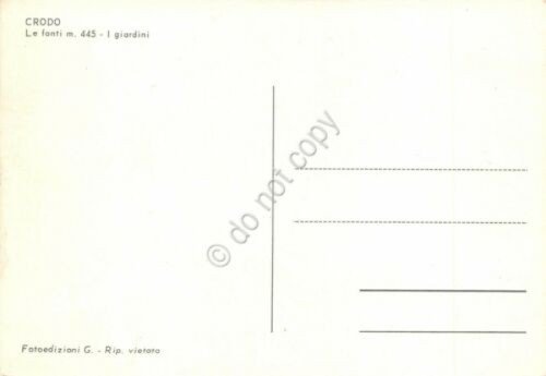 Cartolina Crodo Fonti e giardini fontana (Verbania) | Immagine Gallery 2