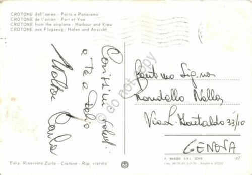 Cartolina Crotone panorama e porto veduta aerea | Immagine Gallery 2