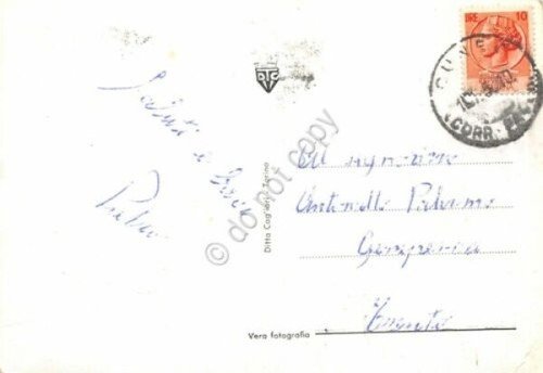 Cartolina Cuneo Piazza Galimberti anni '50