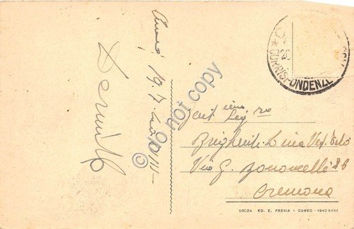 Cartolina Cuneo Piazza Vittorio Emanuele II animata 1940 | Immagine Gallery 2