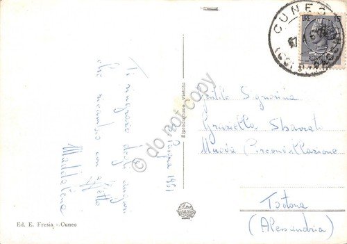 Cartolina Cuneo Stazione Ferroviaria 1961 | Immagine Gallery 2