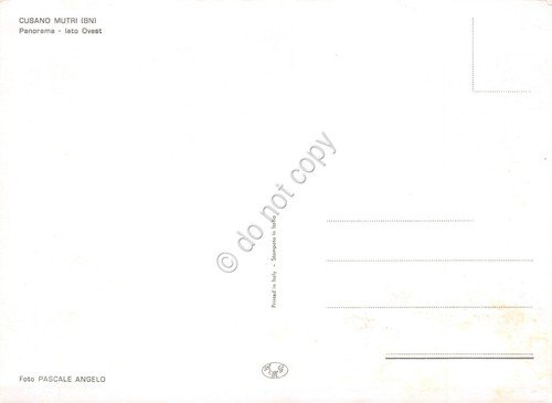 Cartolina Cusano Mutri panorama lato Ovest cm 16 x 12 | Immagine Gallery 2