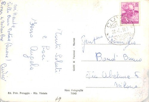 Cartolina Cuvio Panorama Campo dei Fiori 1963 | Immagine Gallery 2