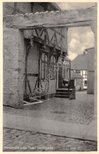 Cartolina Danmark Haderslev Gl.Hus i Stotsgade 1955 | Immagine principale
