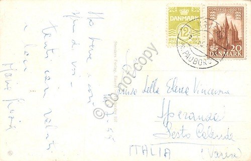 Cartolina Danmark Haderslev Gl.Hus i Stotsgade 1955 | Immagine Gallery 2