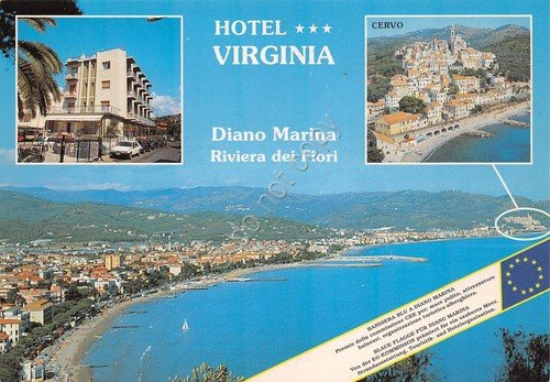 Cartolina Diano Marina Hotel Virginia vedute (Imperia) | Immagine principale