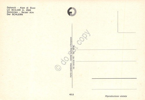 Cartolina Dolomiti Alpe di Siusi lo Scilar escursionisti animata anni …