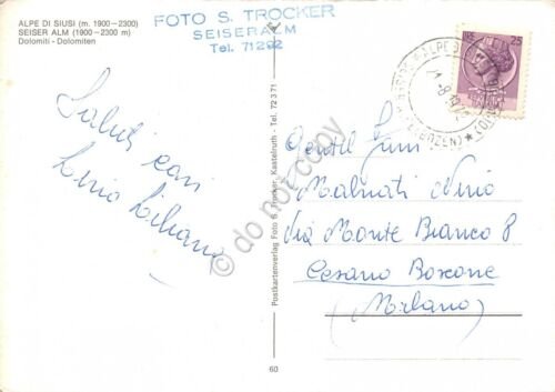 Cartolina Dolomiti Alpe di Siusi Seiser Alm Hotel Urthaler 1972 …