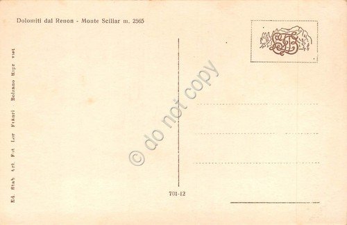 Cartolina Dolomiti del Renon Monte Sciliar | Immagine Gallery 2