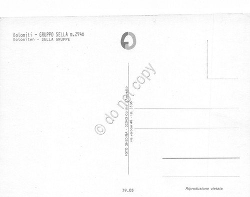 Cartolina Dolomiti Gruppo Sella Panorama (Bolzano) | Immagine Gallery 2