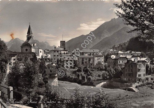 Cartolina Dolomiti Pieve di Cadore panorama