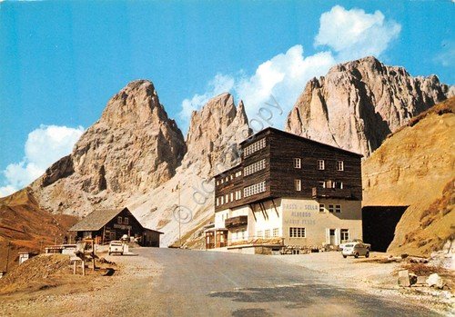 Cartolina Dolomiti Rifugio Maria Flora Passo Sella (Trento) | Immagine principale