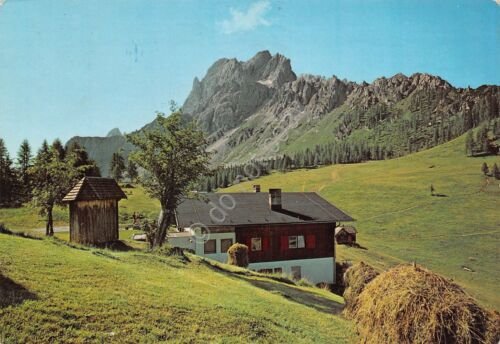 Cartolina Dolomiti Rifugio Rudi Hutte Croda Rossa Cima Undici (Bolzano)