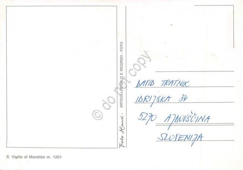 Cartolina Dolomiti S. Vigilio Marebbe notturno fuochi di artificio