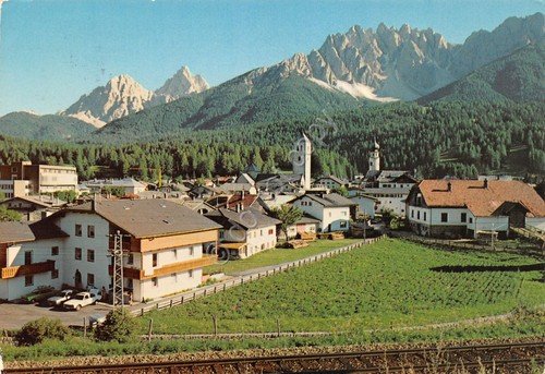 Cartolina Dolomiti San Candido panorama paese 1983 (Bolzano) | Immagine principale