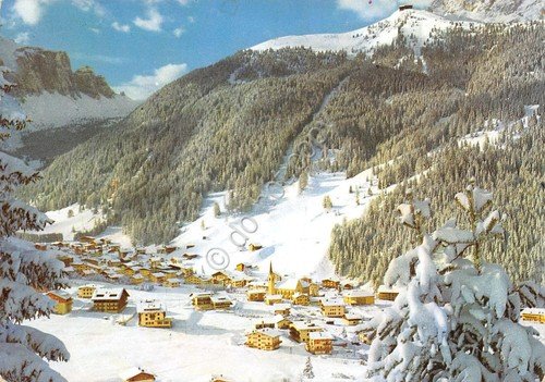 Cartolina Dolomiti Selva di Val Gardena con Gruppo Sella panorama … | Immagine principale