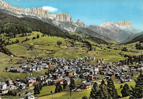 Cartolina Dolomiti Val di Fassa 1964 colorata | Immagine principale