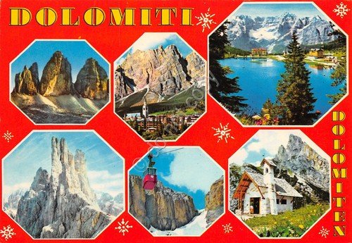 Cartolina Dolomiti vedute 1984 (Trento) | Immagine principale