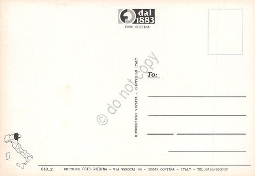 Cartolina Dolomiti vedute varie Saluti da anni '70