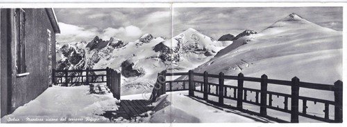 Cartolina doppia - Stelvio - Terrazzo Rifugio M. Livrio - …