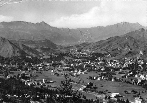 Cartolina Dorga Bratto panorama -1967 (Bergamo)