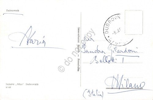 Cartolina Dubrovnik view panorama | Immagine Gallery 2