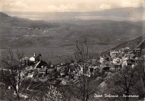 Cartolina Duno Valcuvia panorama 1960
