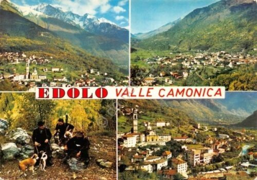 Cartolina Edolo Valle Camonica vedute (Brescia) | Immagine principale