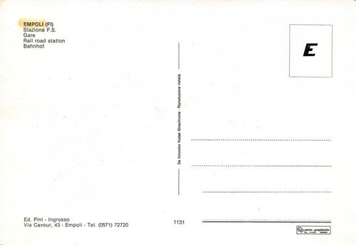 Cartolina Empoli Stazione ferroviaria | Immagine Gallery 2