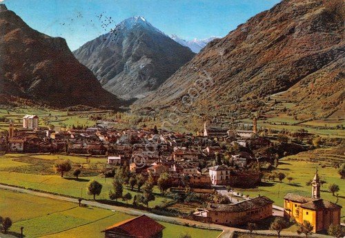 Cartolina Entraque Panorama 1961