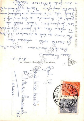 Cartolina Entraque Panorama 1961 | Immagine Gallery 2