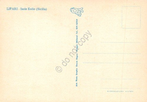 Cartolina Eolie Isola di Lipari vedute varie anni '70 | Immagine Gallery 2
