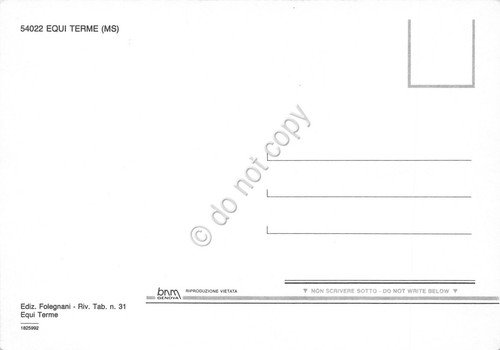 Cartolina Equi Terme paese cabina telefonica | Immagine Gallery 2